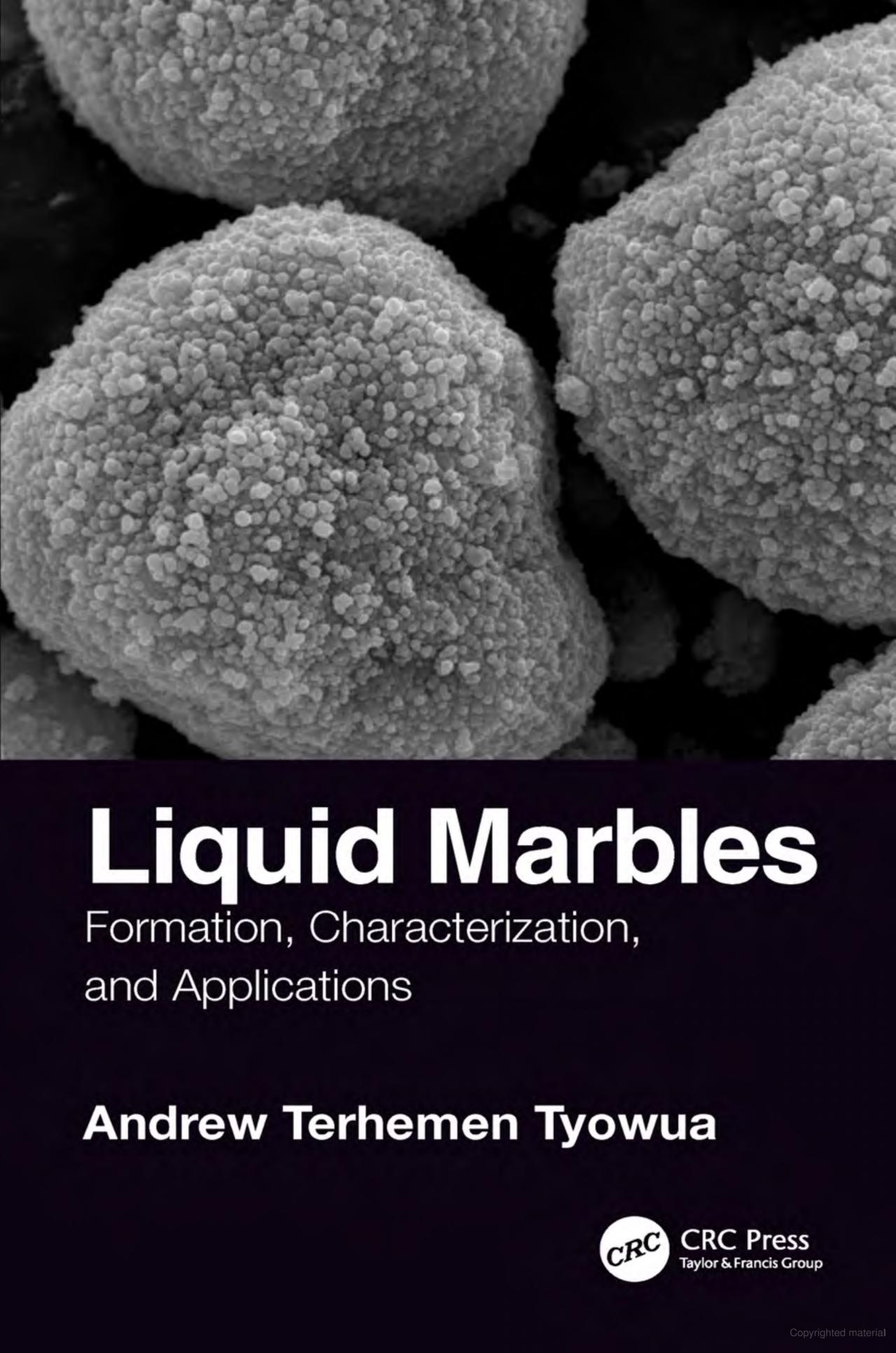 Liquid marbles cover page