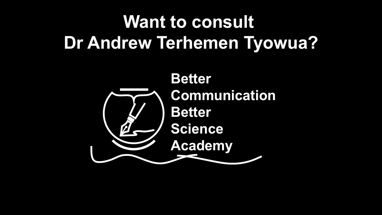 Want to consult Dr Andrew Terhemen Tyowua?