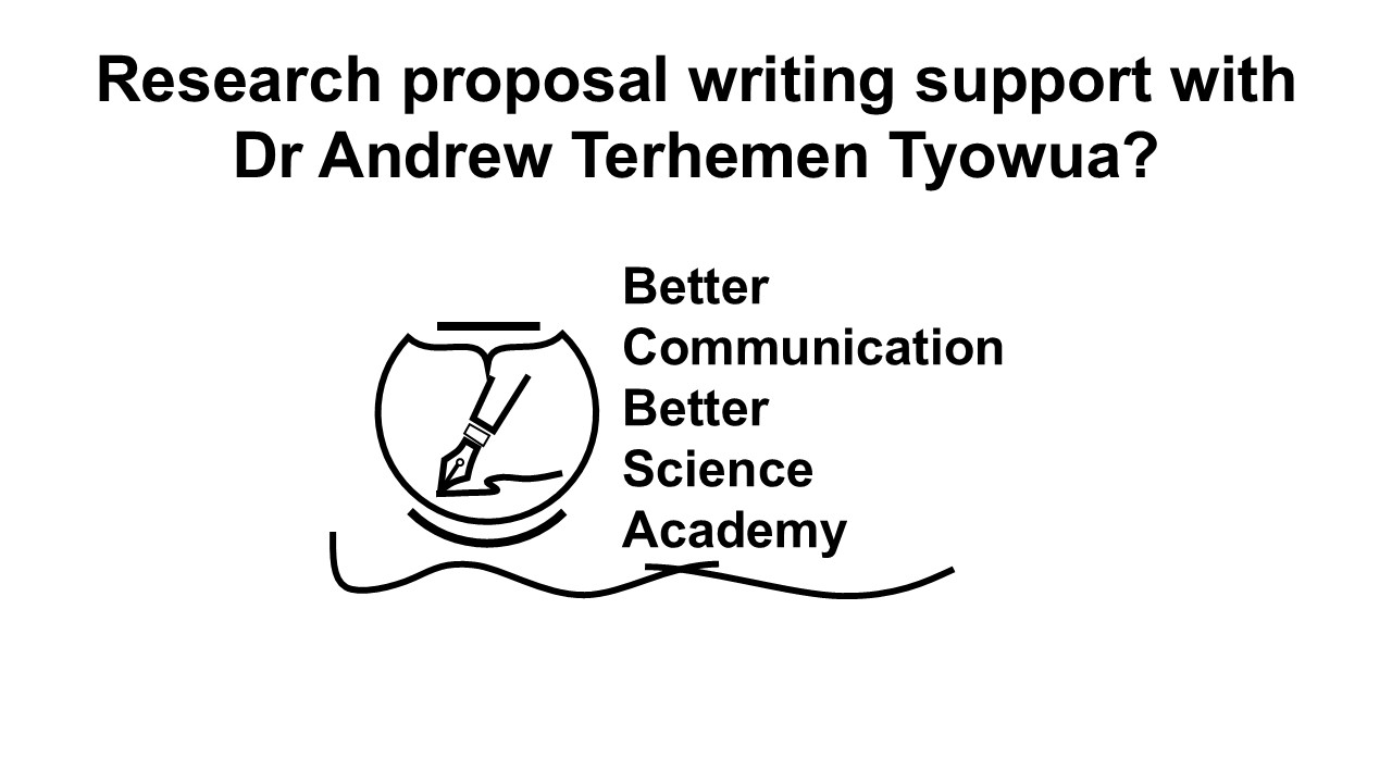 Research proposal writing support